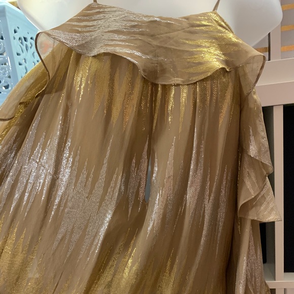 Limited edition free people silk metallic party 👗 - Picture 13 of 13